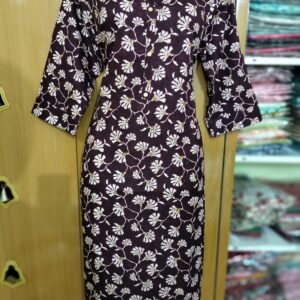Onview Printed Kurtis - Multi-Color Side Open | Tharmee Fashion | 110