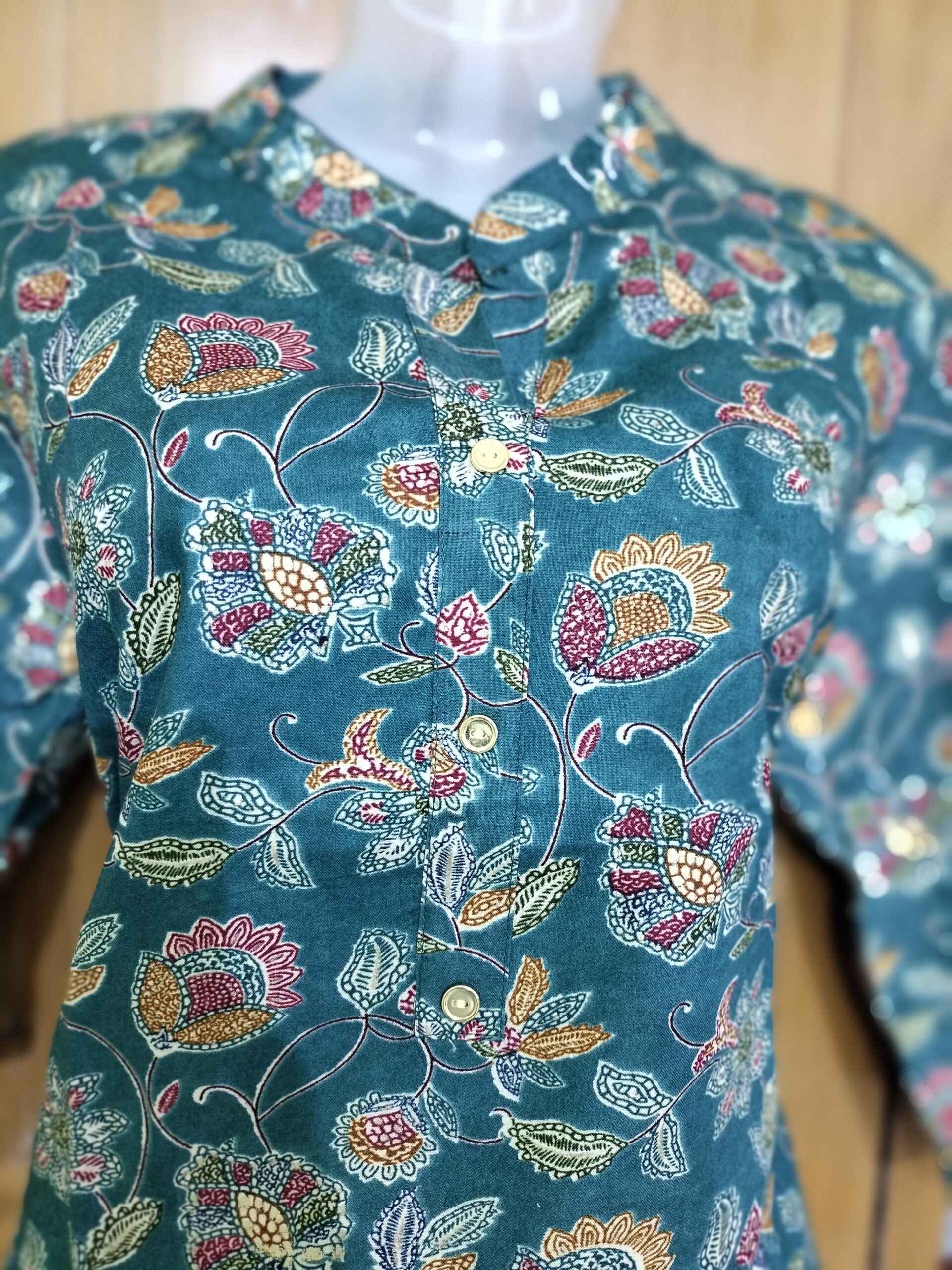 Onview Printed Kurtis - Multi-Color Side Open | Tharmee Fashion | 112 - Image 3