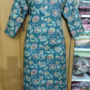 Onview Printed Kurtis - Multi-Color Side Open | Tharmee Fashion | 112