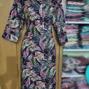 Onview Printed Kurtis - Multi-Color Side Open | Tharmee Fashion | 101