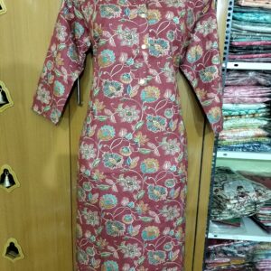 Onview Printed Kurtis - Multi-Color Side Open | Tharmee Fashion | 105