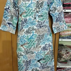 Onview Printed Kurtis - Multi-Color Side Open | Tharmee Fashion | 106