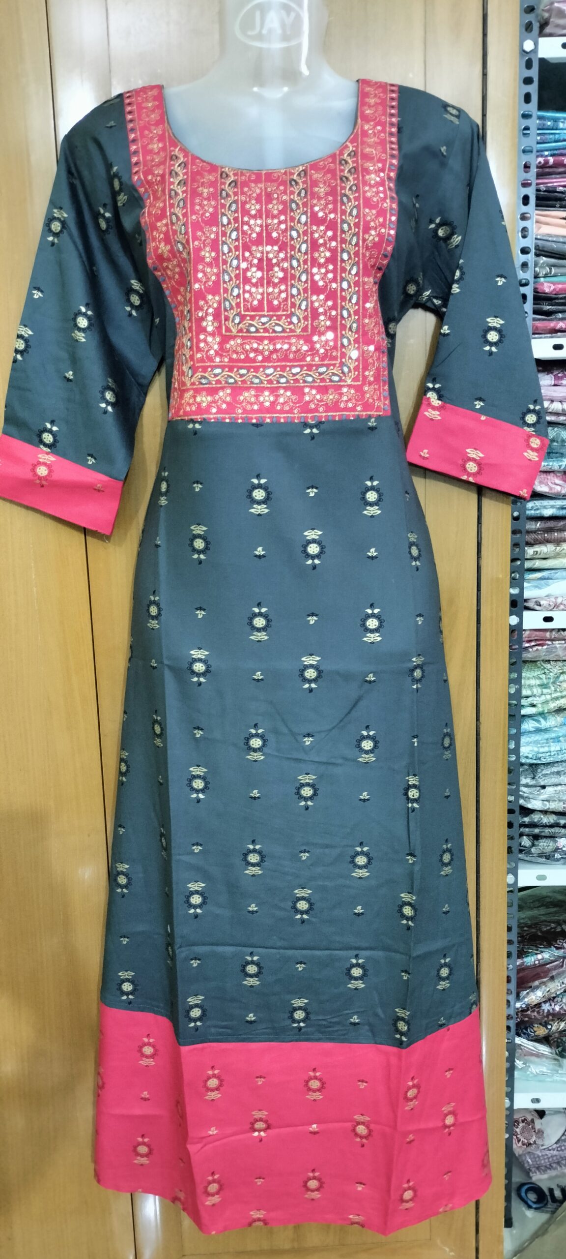 Onview Embroidery Anarkali Kurtis | Tharmee Fashion | 7003
