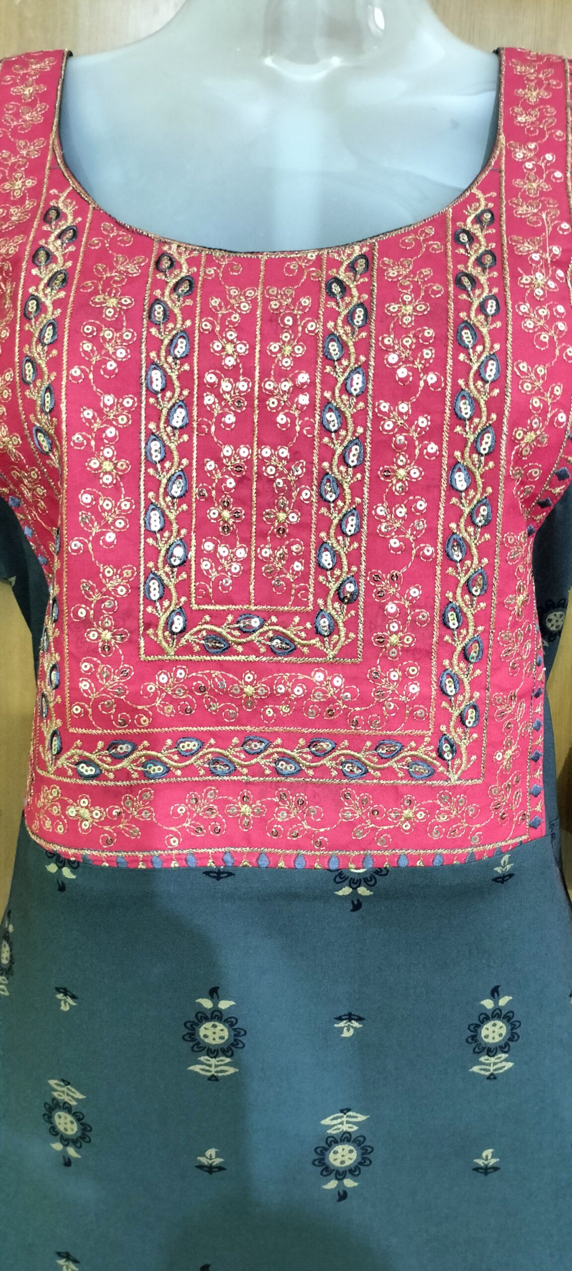 Onview Embroidery Anarkali Kurtis | Tharmee Fashion | 7003 - Image 2