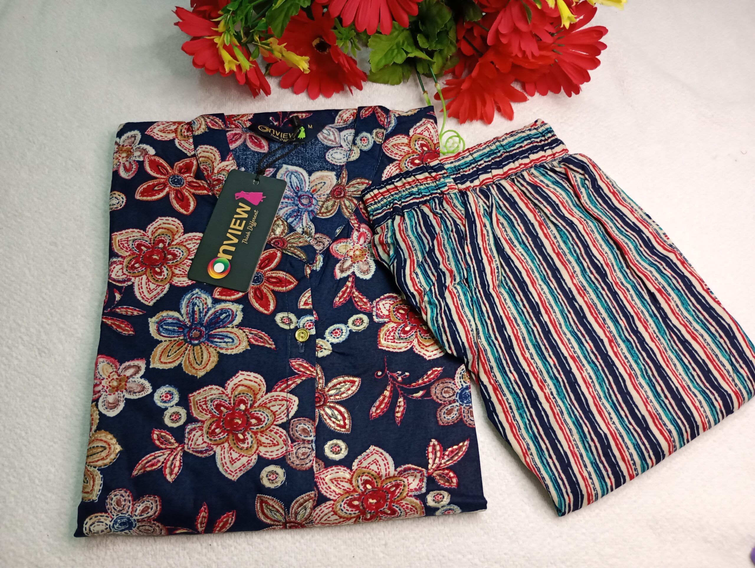 Onview Aline Umbrella Capsule Kurti Sets | Tharmee Fashion | 8002