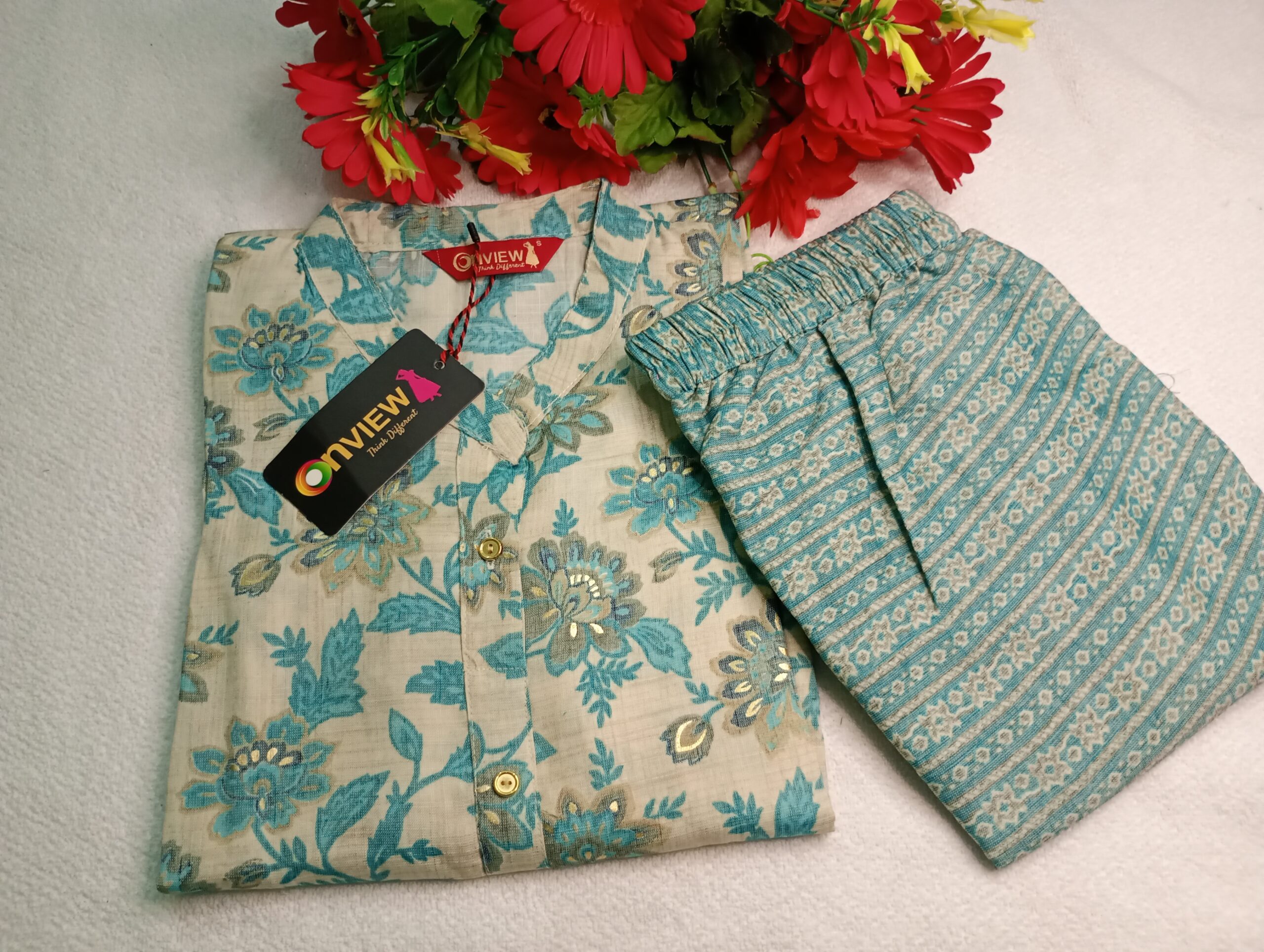 Onview Aline Umbrella Capsule Kurti Sets | Tharmee Fashion | 8006