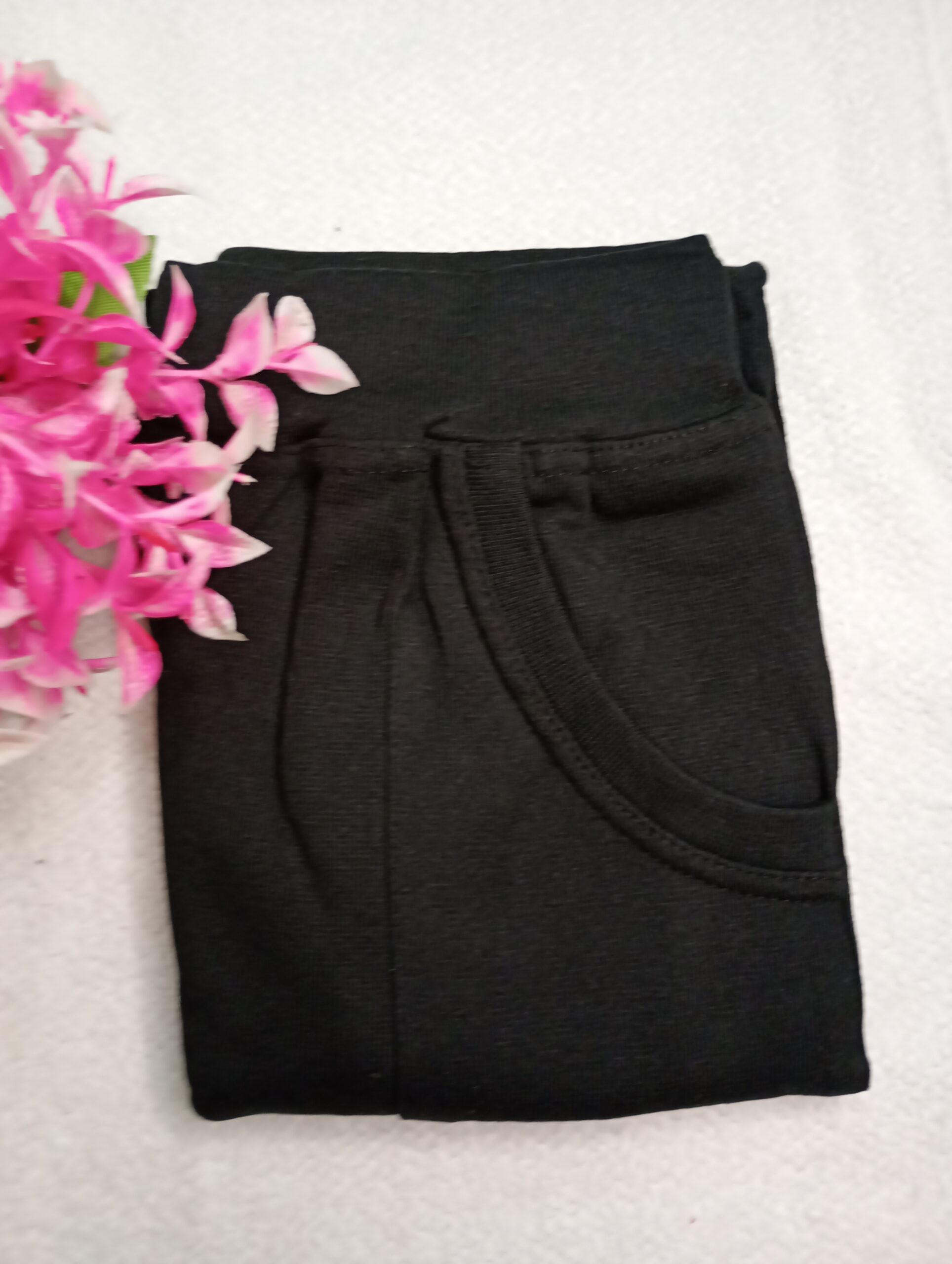 Jeggings OE Fabric Black | Tharmee Fashion | 2504
