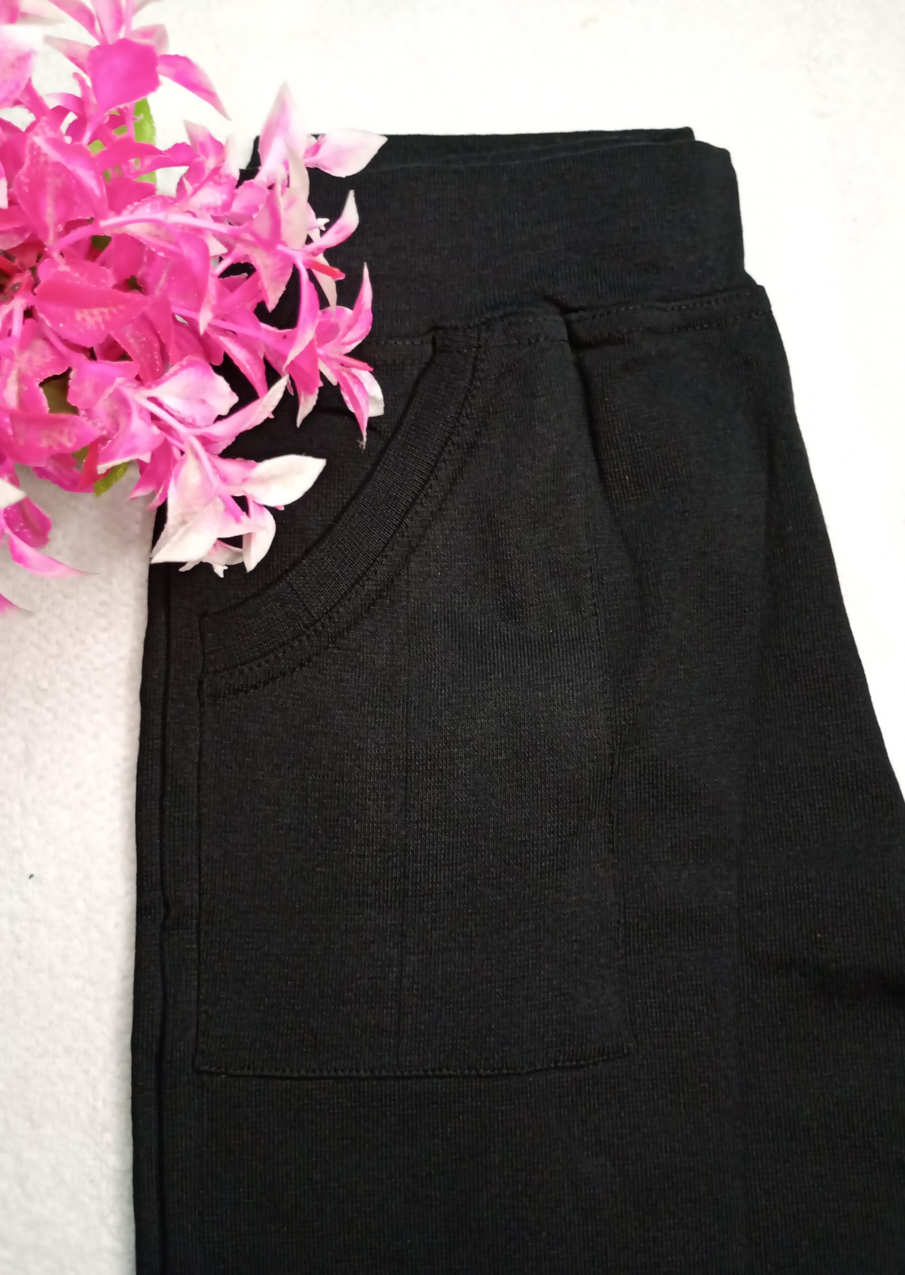 Jeggings OE Fabric Black | Tharmee Fashion | 2504 - Image 2