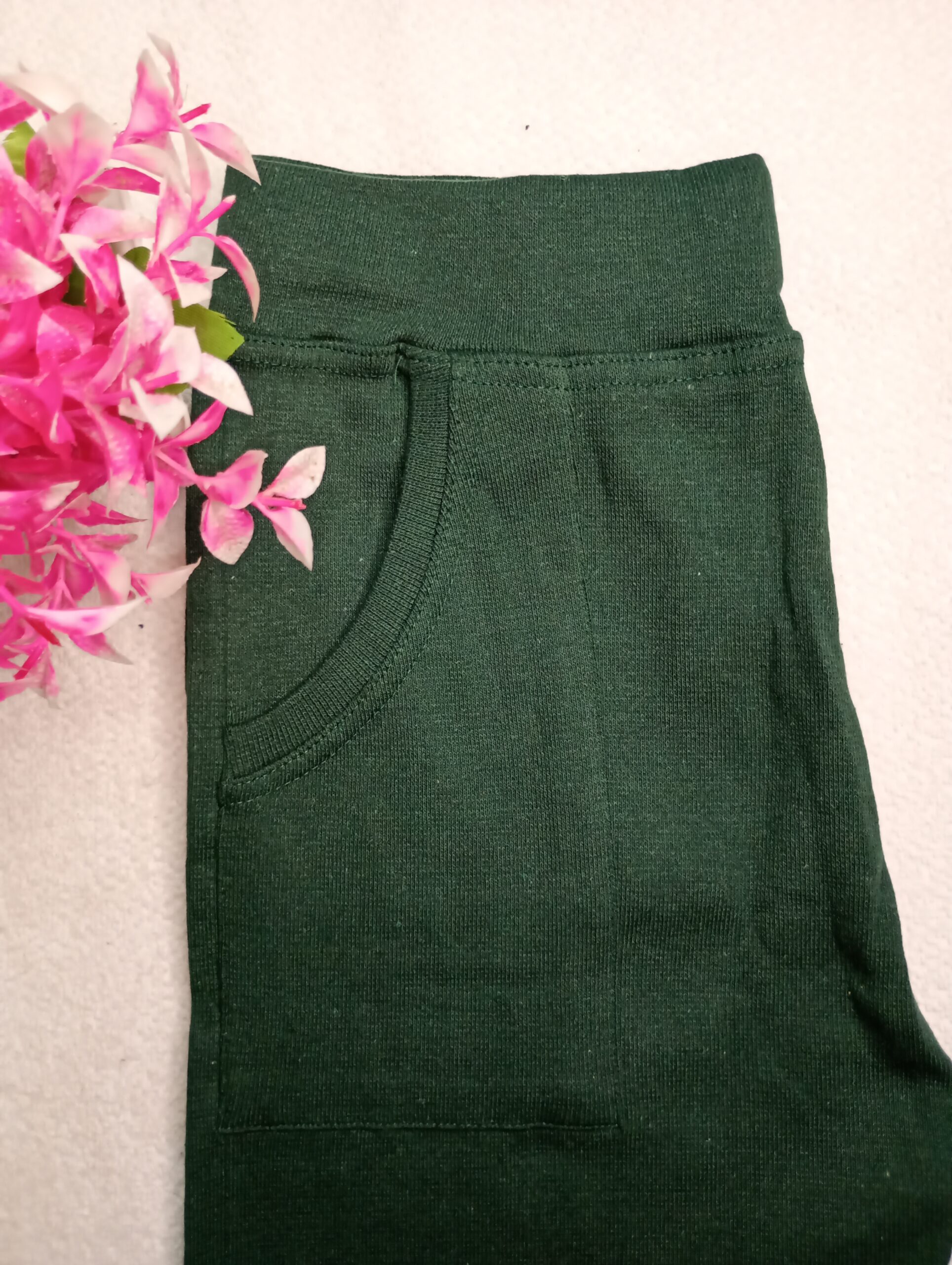 Jeggings OE Fabric Bottle Green|Tharmee Fashion | 2513 - Image 2