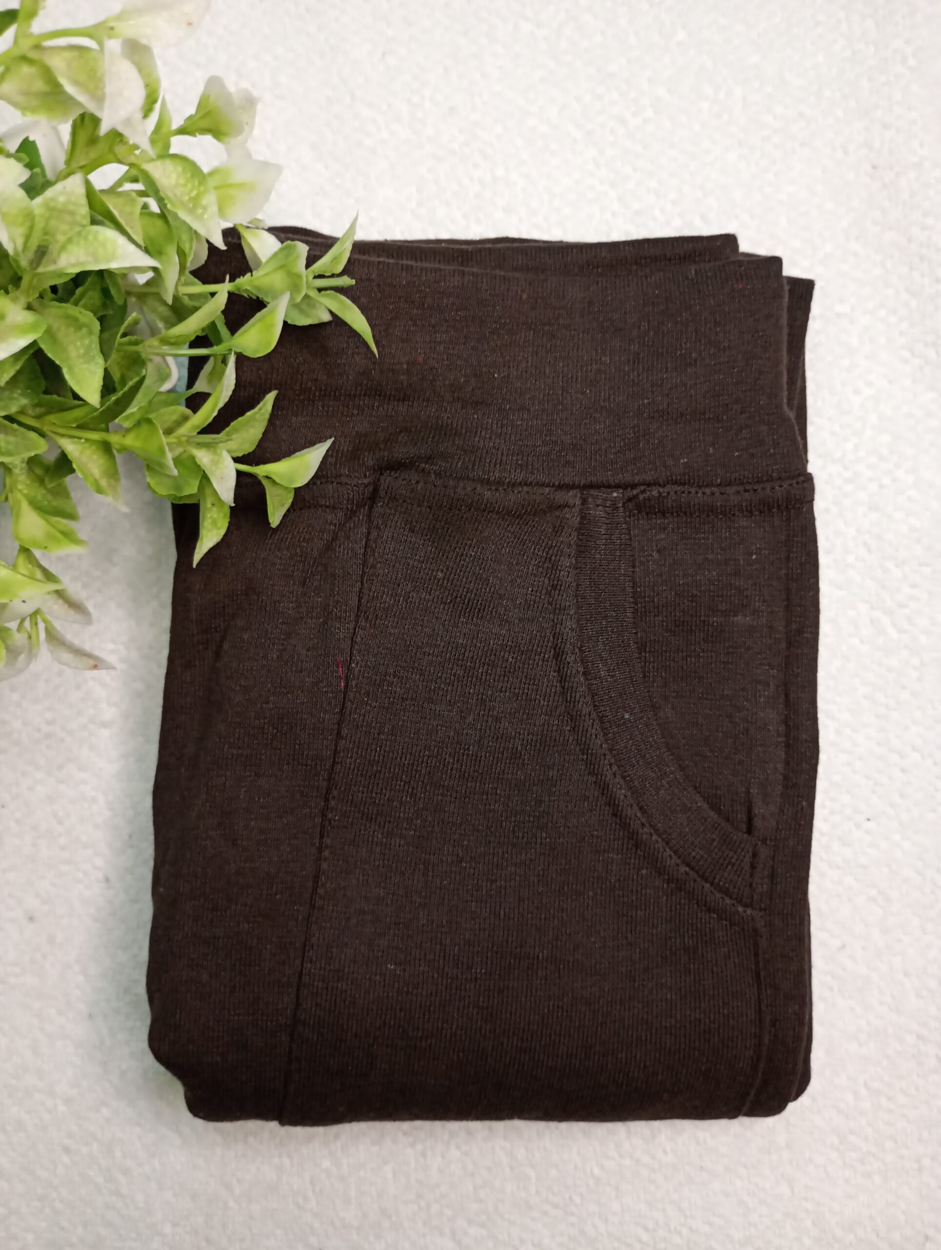 Jeggings OE Fabric Dark brown|Tharmee Fashion | 2514
