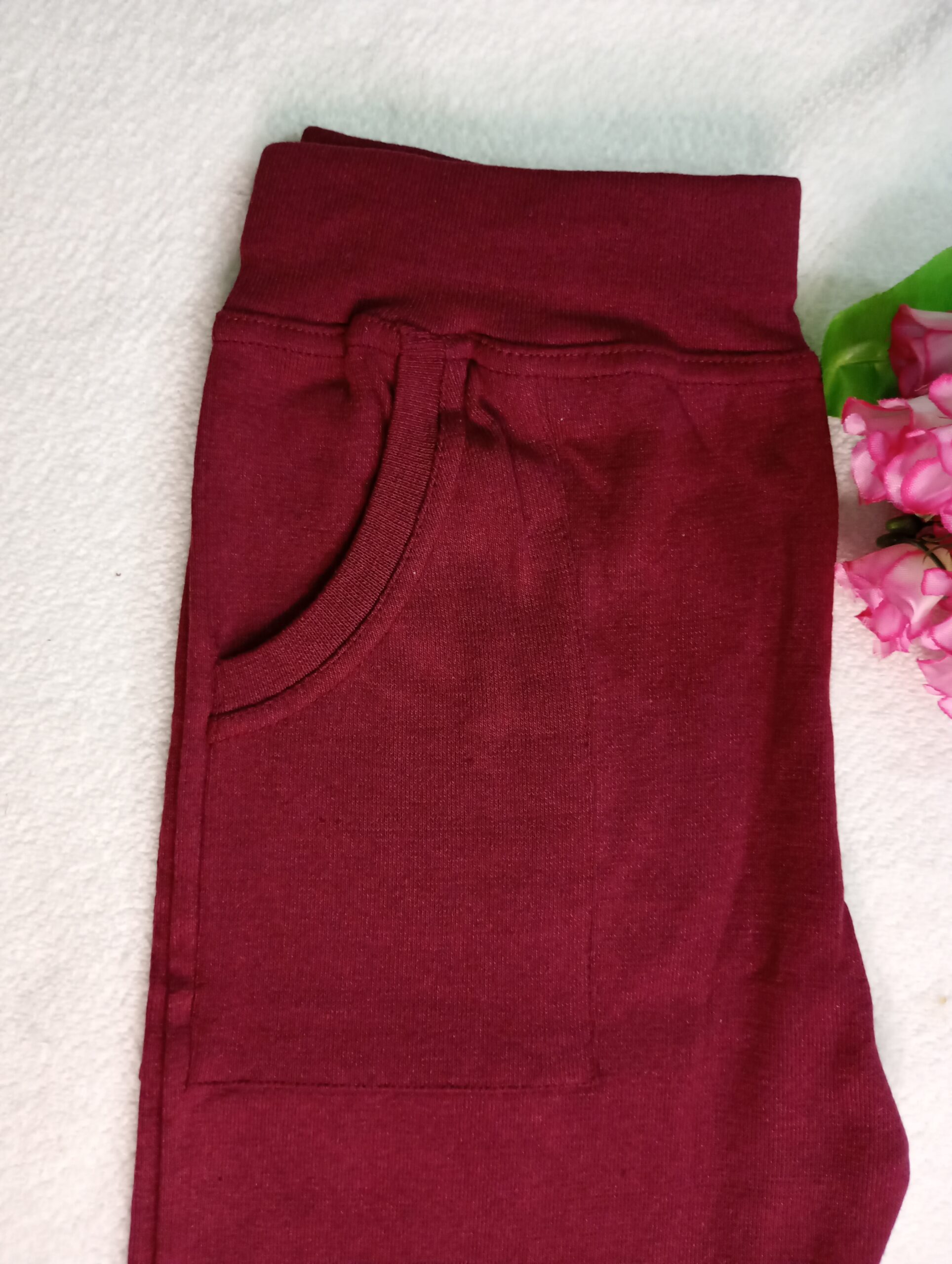 Jeggings OE Fabric Meroon | Tharmee Fashion | 2501 - Image 2