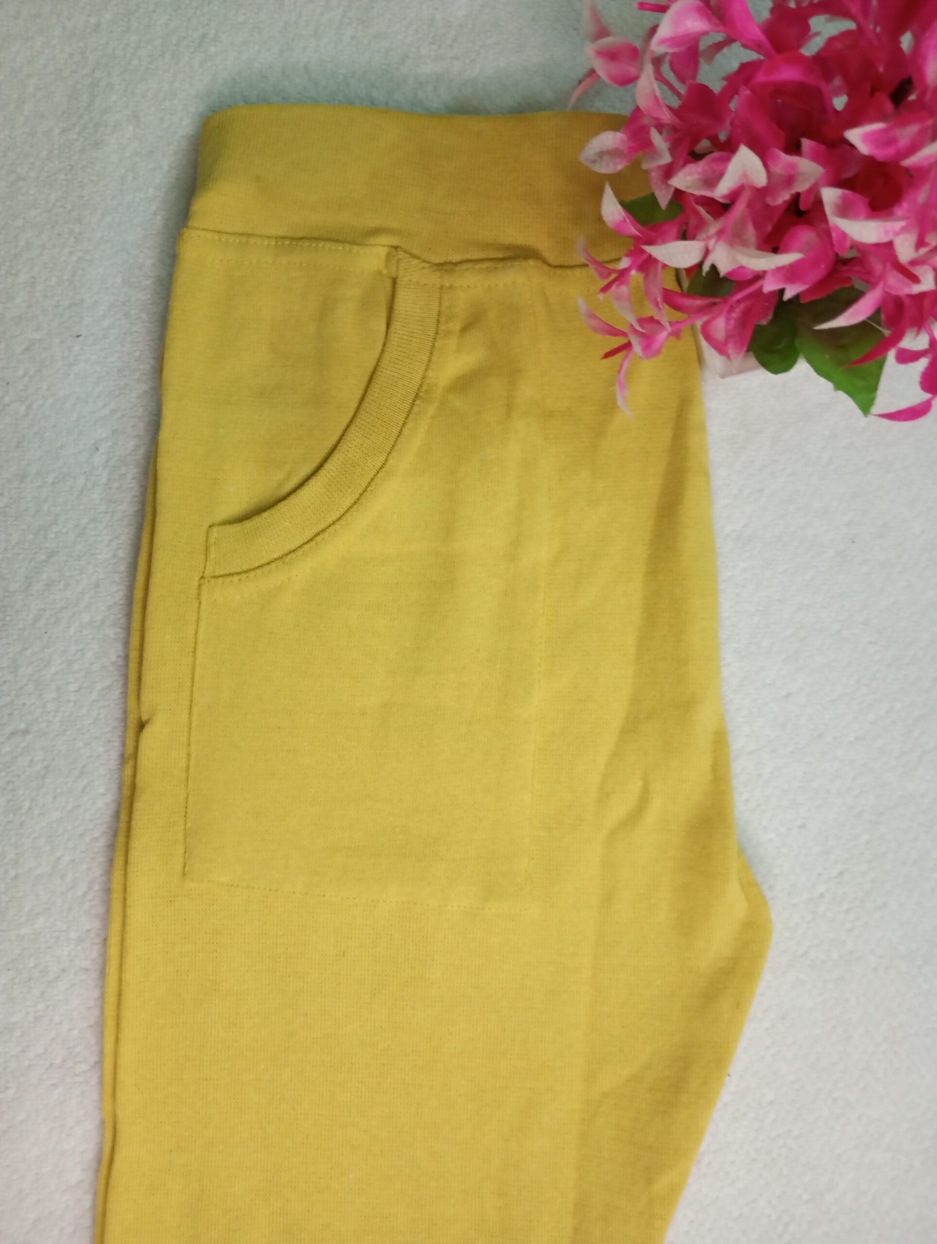Jeggings OE Fabric Yellow | Tharmee Fashion | 2503 - Image 2