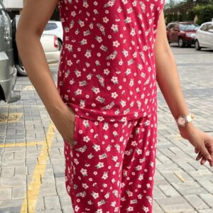 Co-Ord-Sets- Dark PinkTharmee Fashion | 1166